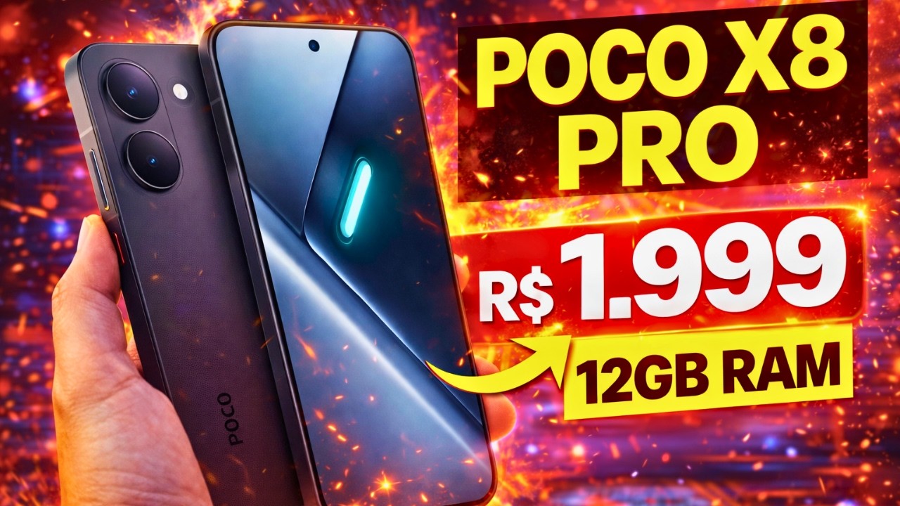 NOVO POCO X8 PRO ESTÁ CHEGANDO! VALE A PENA?! (SAIBA TUDO)