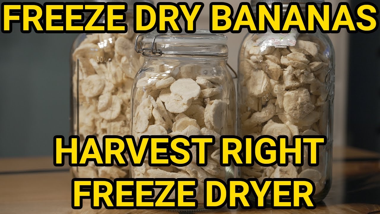 Harvest Right | How to Freeze Dry Bananas Perfectly | Step-by-Step Guide