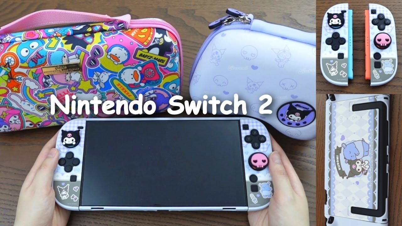 Customize my Nintendo Switch 2 with me | Sanrio themed accessories + Unboxing