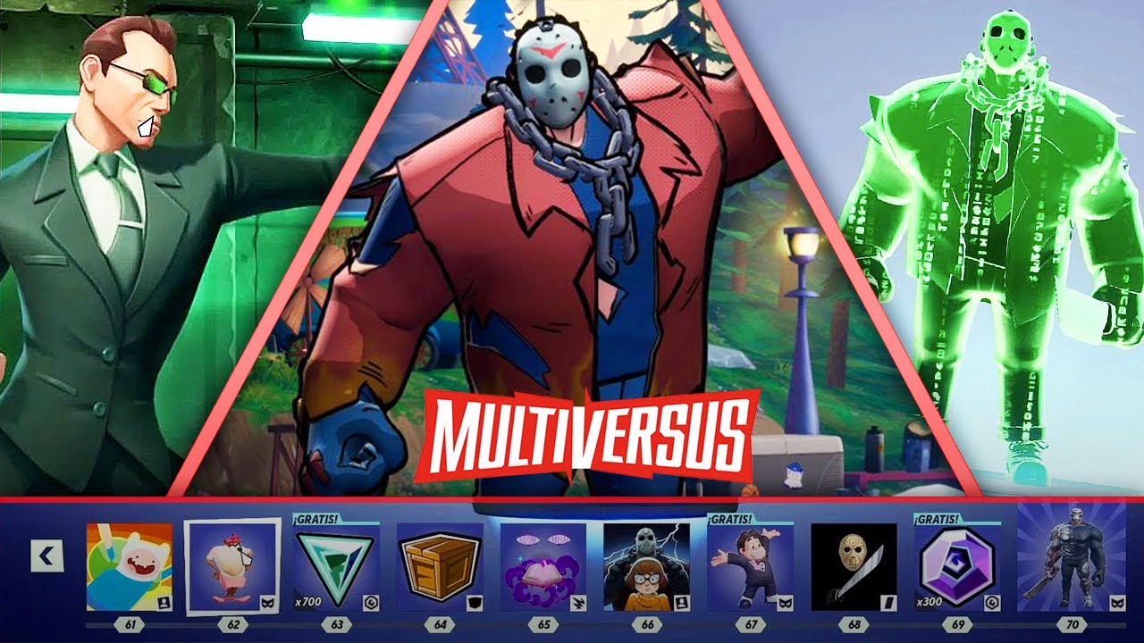 MultiVersus - Jason NEW Skins & ALL Season 1 Battle Pass Rewards + Agent Smith, Rifts, Perks & MORE!