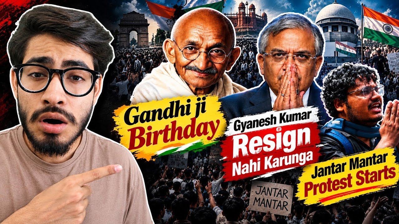 Jantar Mantar Protest Starts | Gandhi Ji Birthday | 8 Students Drowned | Satwik Ka Show