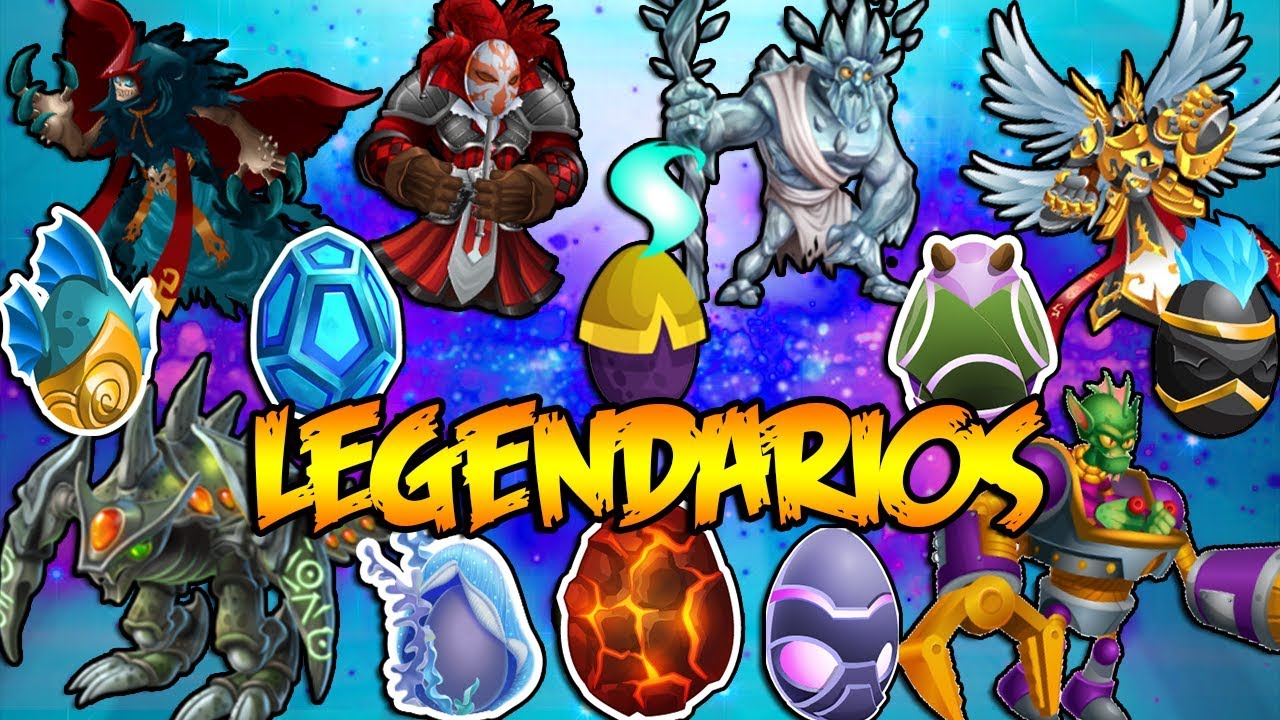 COMBINACIONES DE TODOS LOS LEGENDARIOS (2018) - Monster Legends
