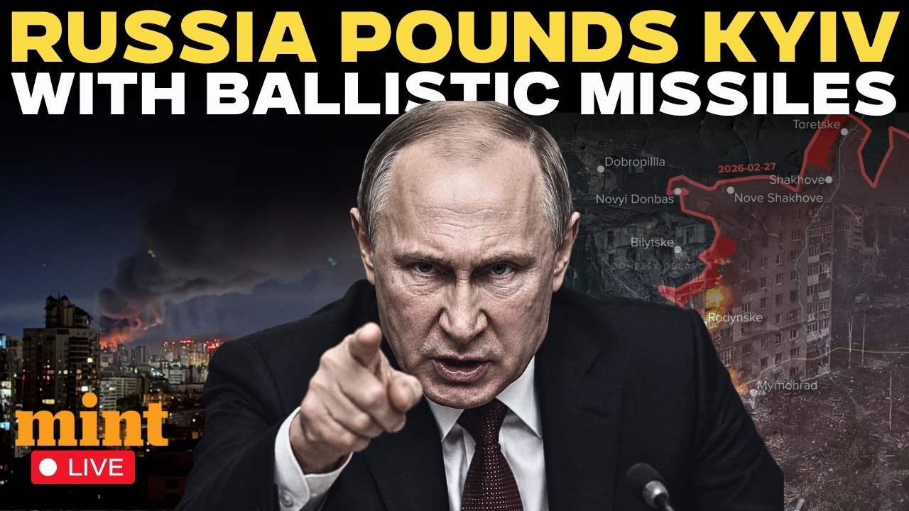 LIVE | Putin Burns Kyiv! Ballistic Missiles & Drones Fired | Russia-Ukraine War LIVE | Zelensky