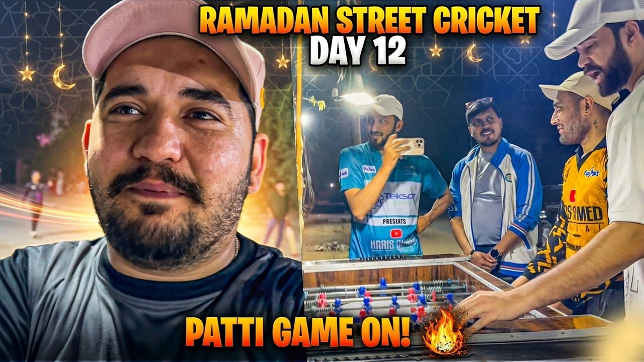 Patti Mode Activated! Ramadan Street Cricket Day 12 – Laughs & Action 🏏