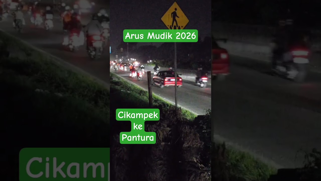 Mudik 18-03-2026. 22:00WIB Relatif Lancar #mudik #mudiklebaran