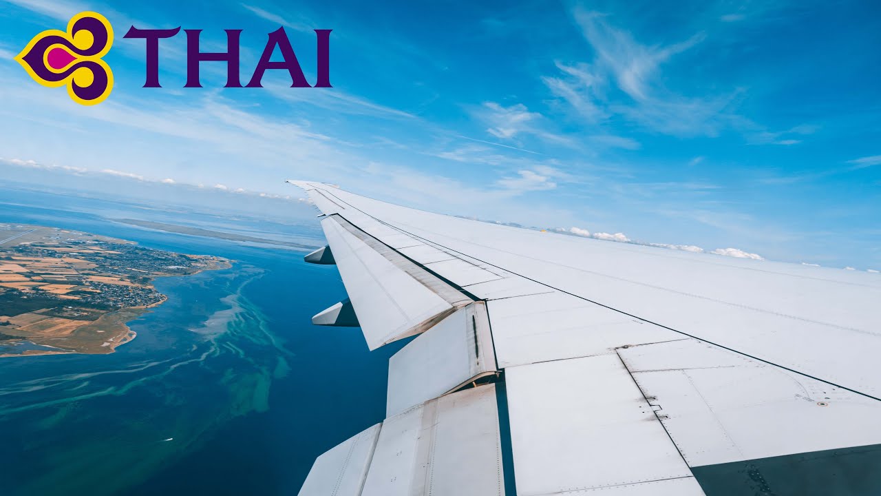 Thai Airways B777-300ER Full Takeoff and Landing | Copenhagen [CPH] - Bangkok [BKK]