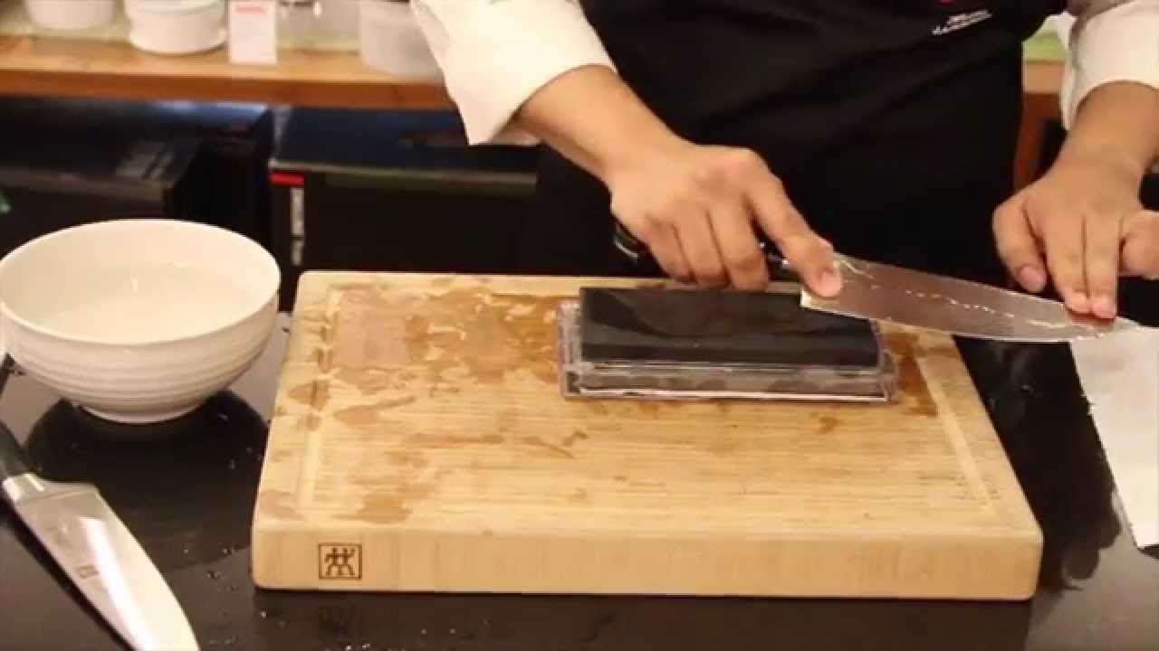 Zwilling sharpening knife.