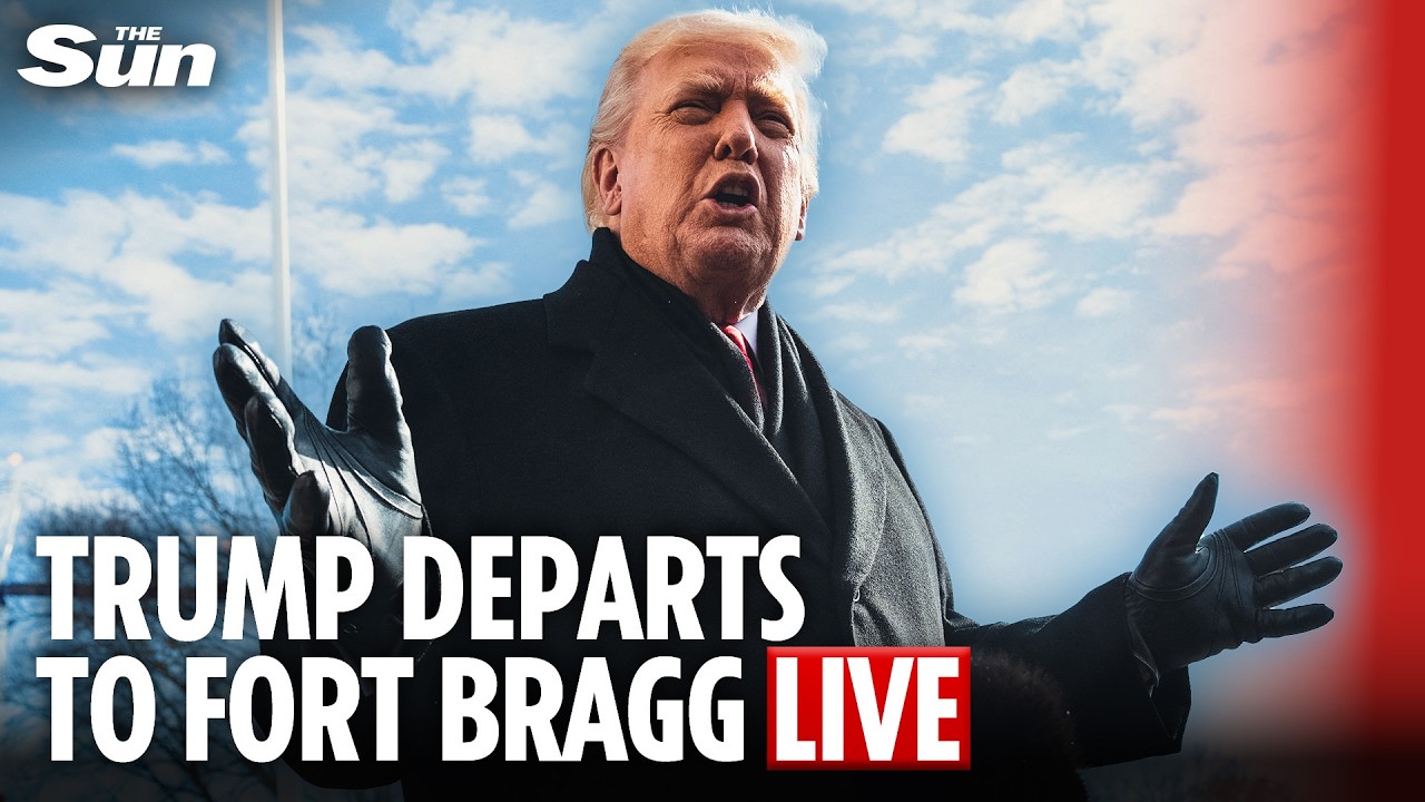 LIVE: Trump departs for Fort Bragg to honor special forces who captured Maduro