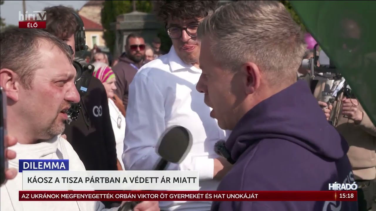 Káosz a Tisza Pártban a védett ár miatt - HírTV
