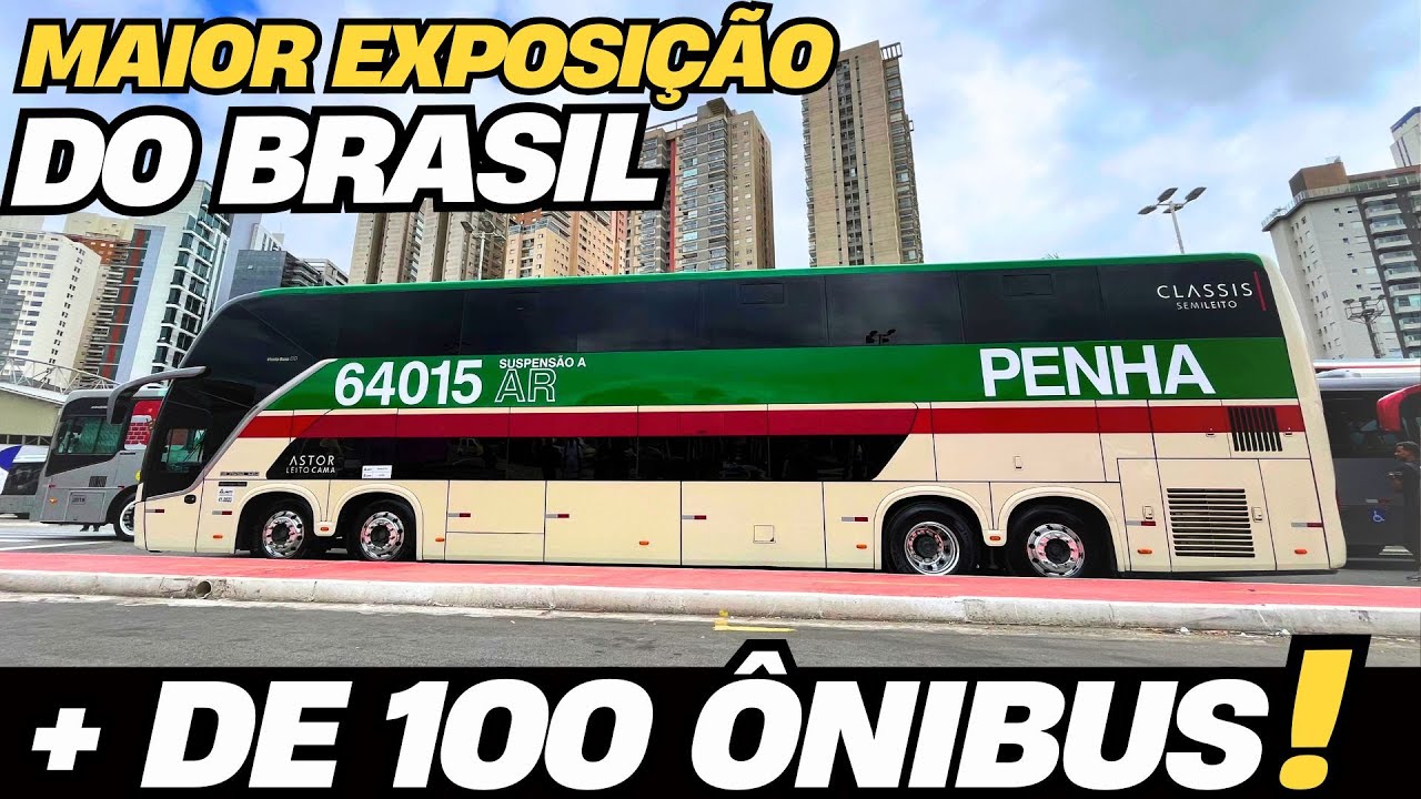 NA MAIOR EXPOSIÇÃO DE ÔNIBUS DO BRASIL APARECEU DE TUDO!!! AS NAVES NA BBF 2024