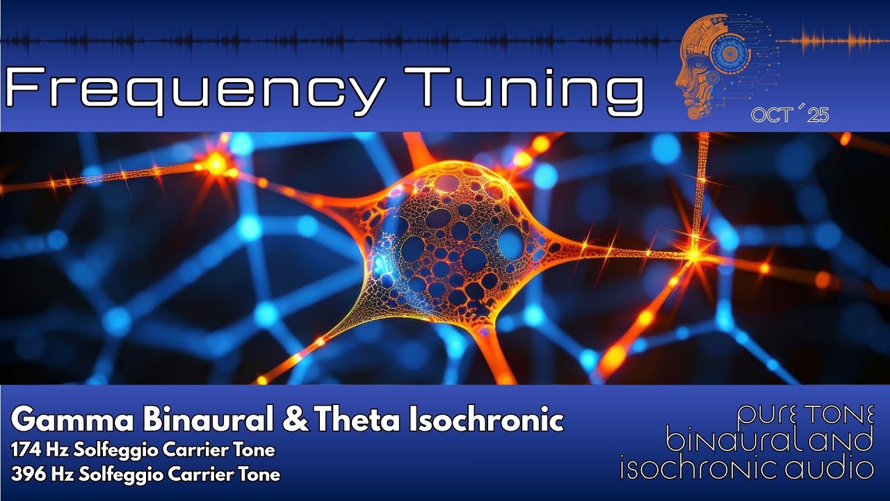 40 Hz Gamma Binaural & 7.83 Hz Theta Isochronic | Hemi Sync | Increase Flow State | Frequency Tuning
