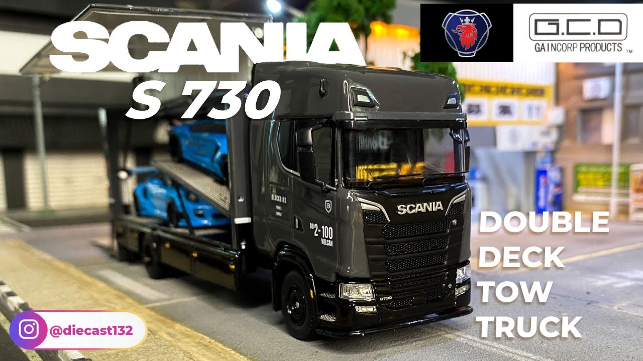 (Unboxing) G.D.C 1/64 Scania S 730 Double Deck Tow Truck