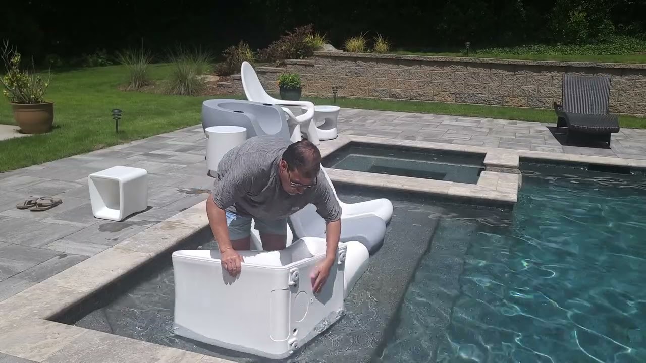 Tupelo Goods Line Chair and Loop Chair versus Tenjam In-Pool Furniture