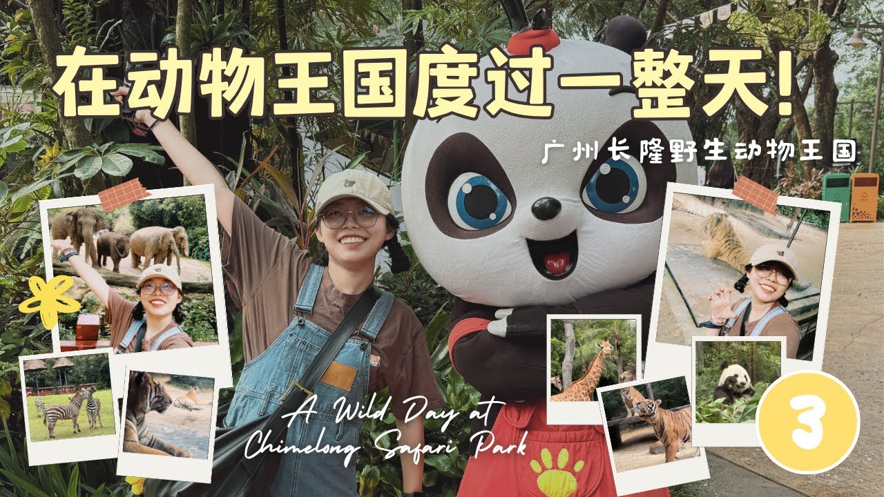 Wings Vlog | 中国旅游初体验 EP.5 | 广州 | 马来西亚人去心心念念的广州长隆野生动物王国 🐘🐯🐨🐻🦁