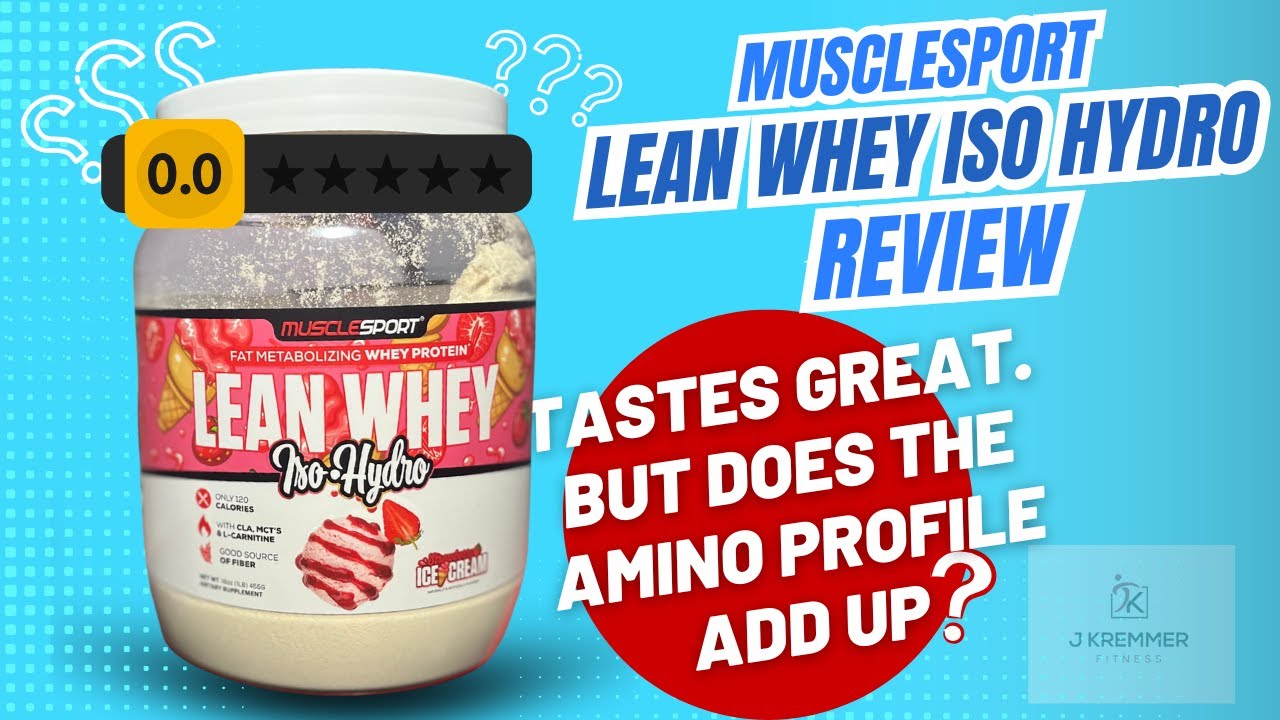 MuscleSport Lean Whey Review: Full Flavor, But Is It Fully Backed?