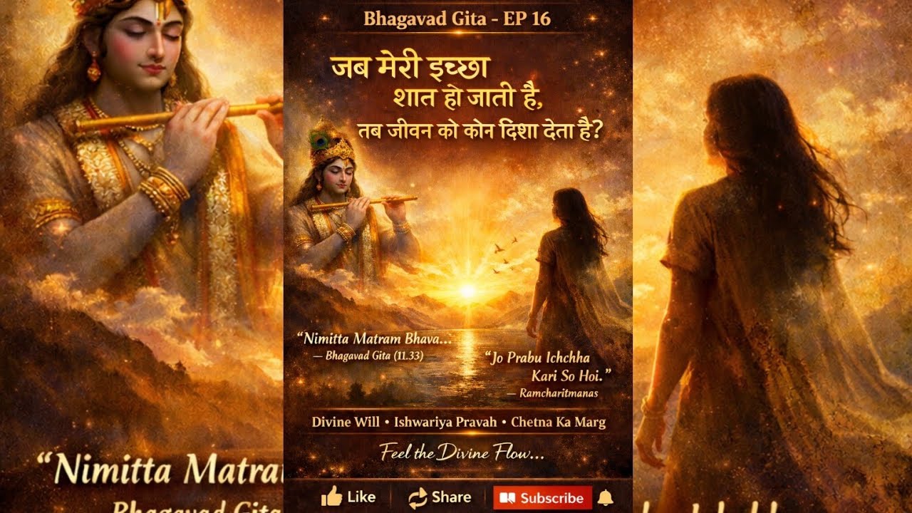 🌞 Bhagavad Gita – EP 16 | Jab Meri Ichchha Shaant Ho Jaati Hai, Tab Jeevan Ko Kaun Disha Deta Hai?