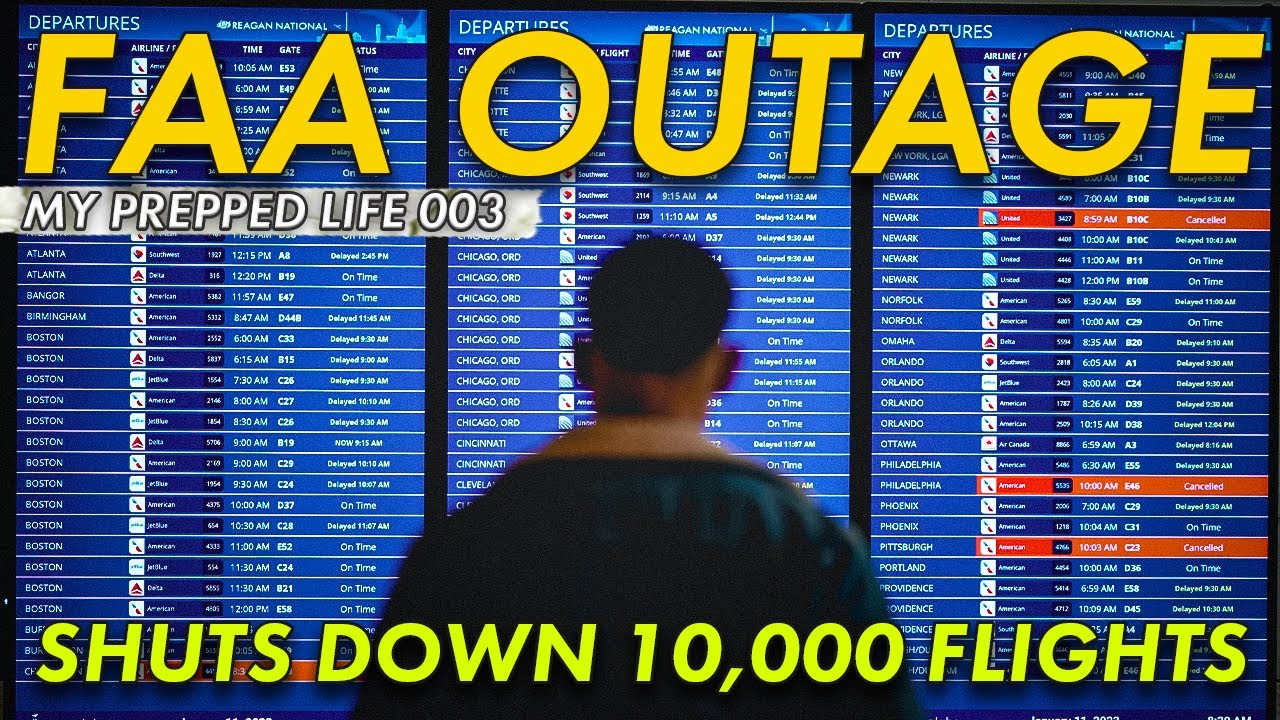 Was it really an accident? FAA Outage | My Prepped Life