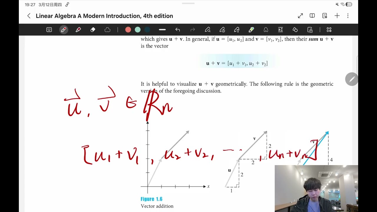 【线性代数 Linear Algebra】1.1 向量的几何与代数 | The Geometry and Algebra of Vectors