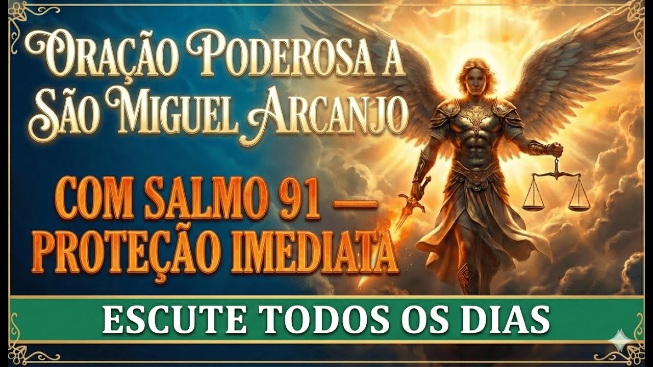 ORAÇÃO PODEROSA A SÃO MIGUEL ARCANJO COM SALMO 91 — PROTEÇÃO IMEDIATA
