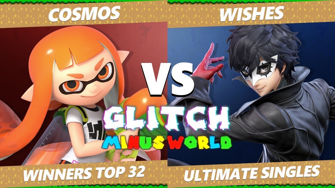 Glitch 7 SSBU - PG Cosmos (Inkling) VS  Wishes (Joker) Smash Ultimate W. Round of 32