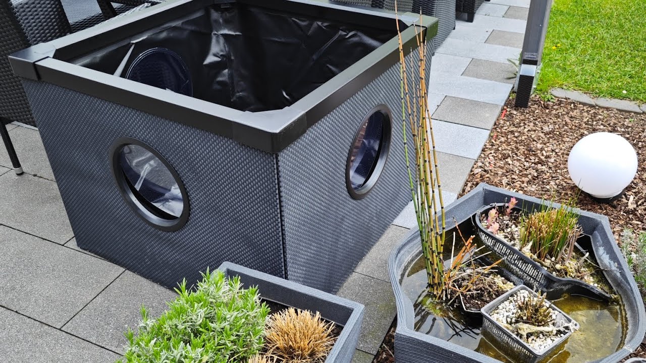 Outdoor Aquarium 500l von Hozelock - Teil 1 Der Aufbau