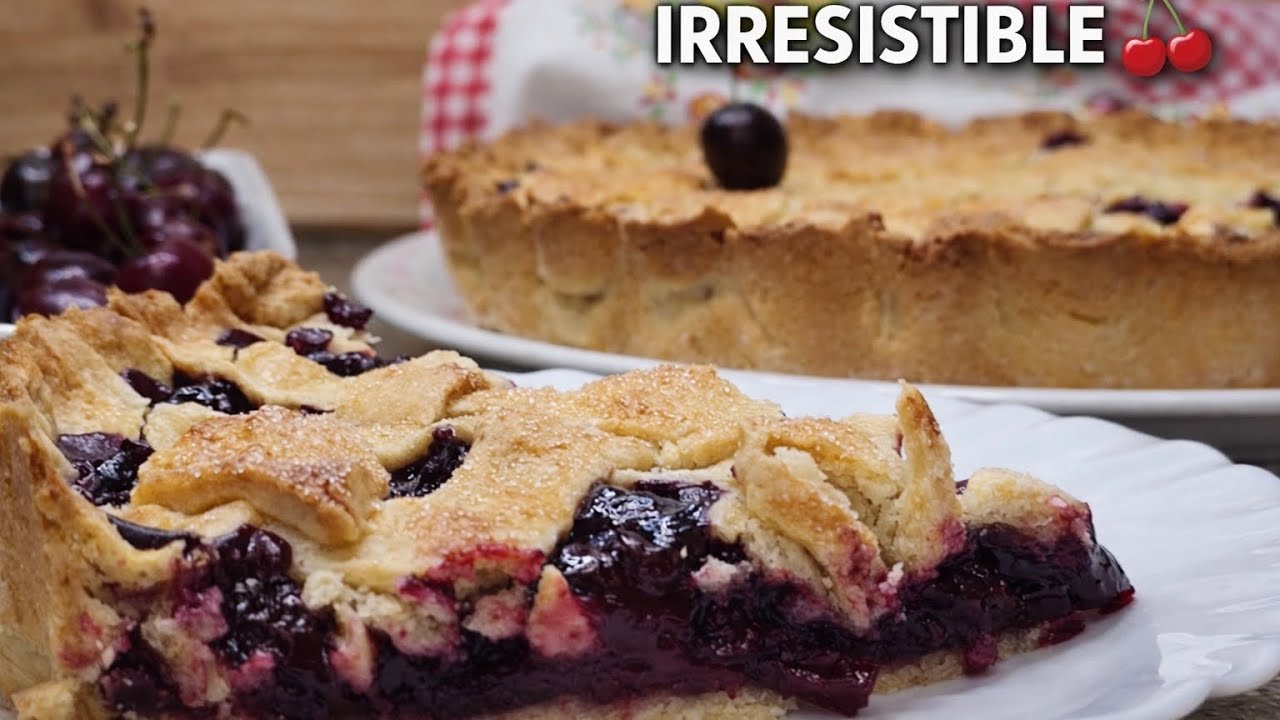 TARTA DE CEREZAS 🍒 | CHERRY PIE CLÁSICA AMERICANA CASERA