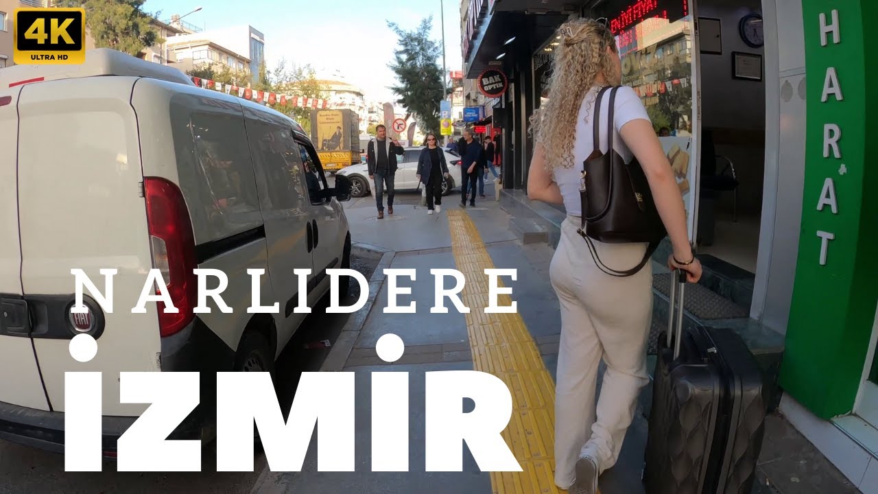 Narlıdere Izmır Spring 2024 Walking Tour | 4k UHD 60fps