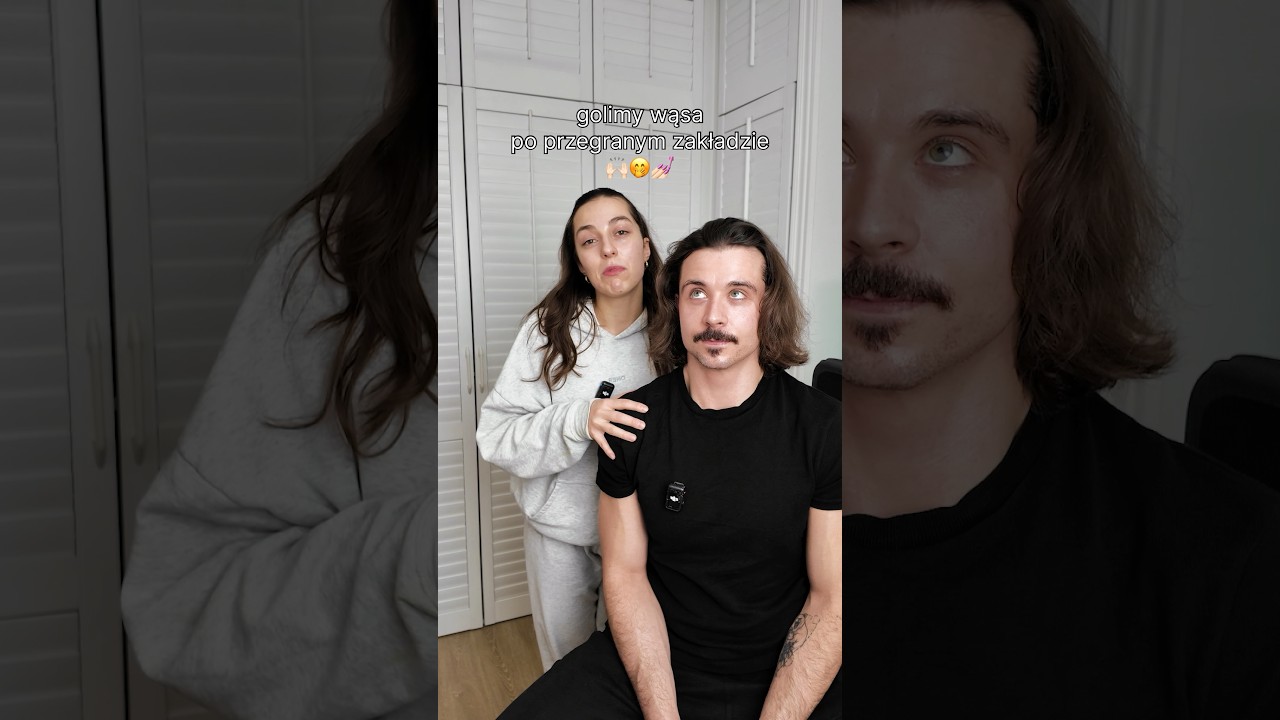 golimy wąsa po przegranym zakładzie 🙌🏻🫢💅🏻