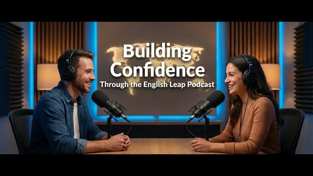 Building Confidence Through the English Leap Podcast.   (English podcast)