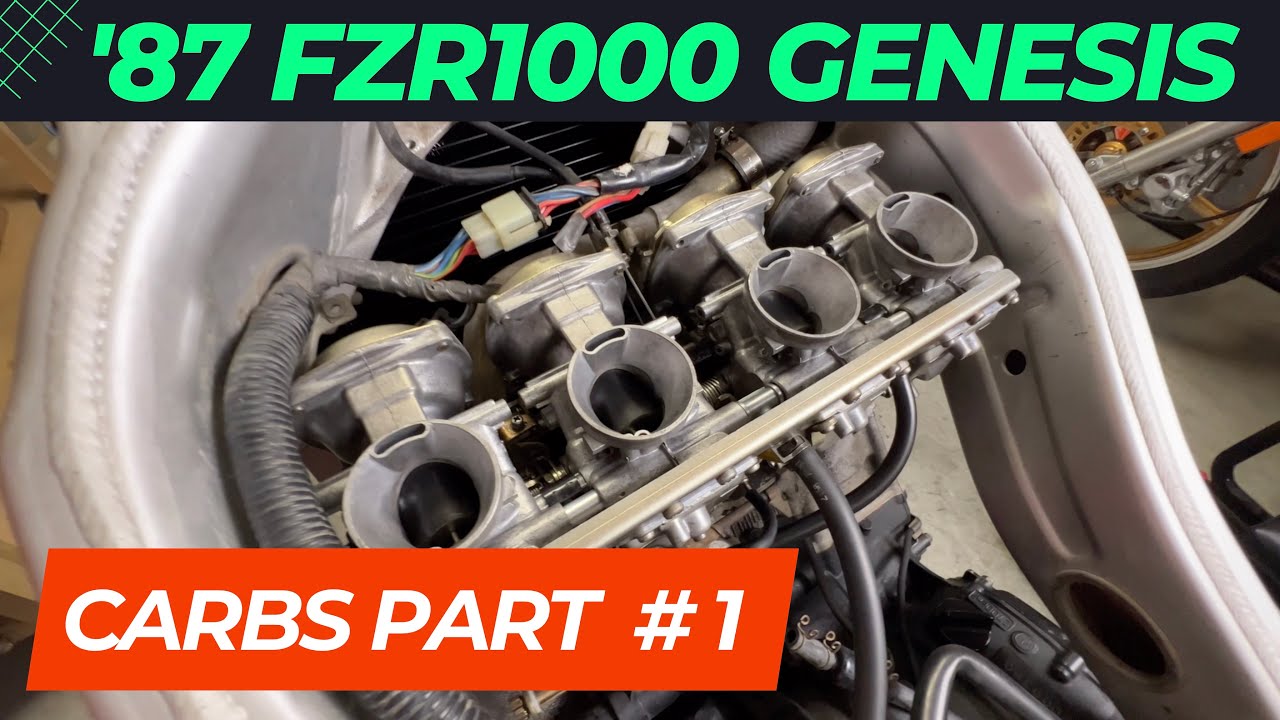 FZR1000 Genesis Restoration - CARB REMOVAL
