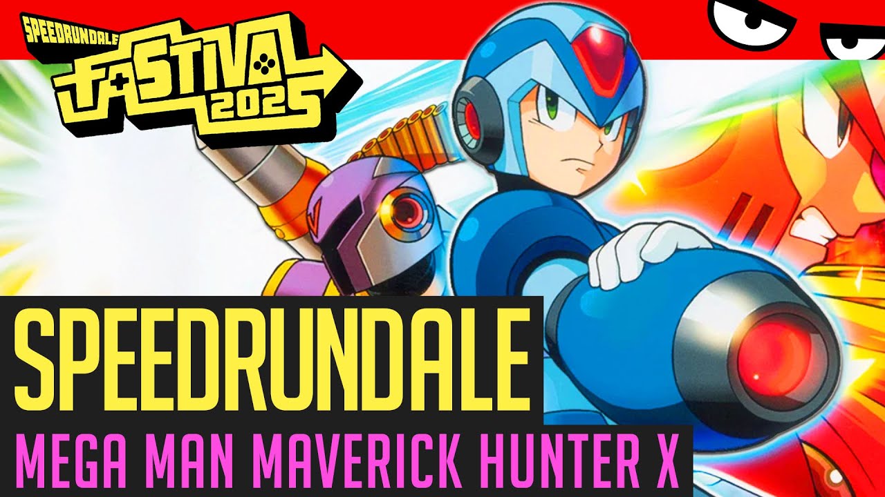 MEGAMAN MAVERICK HUNTER X (Vile Any%) Speedrun in 35:47 von BerlinDude1 | Speedrundale Fastival 2025