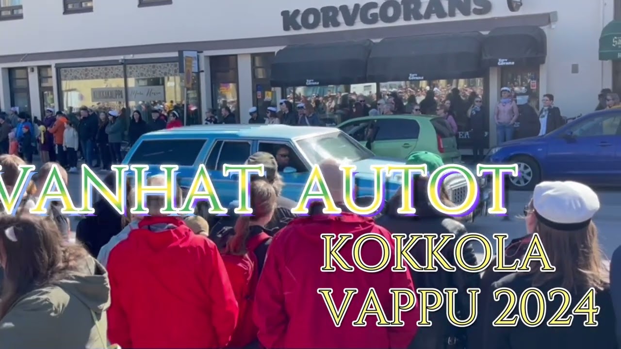 Kokkola   Vappu 2024  Vanhat autot