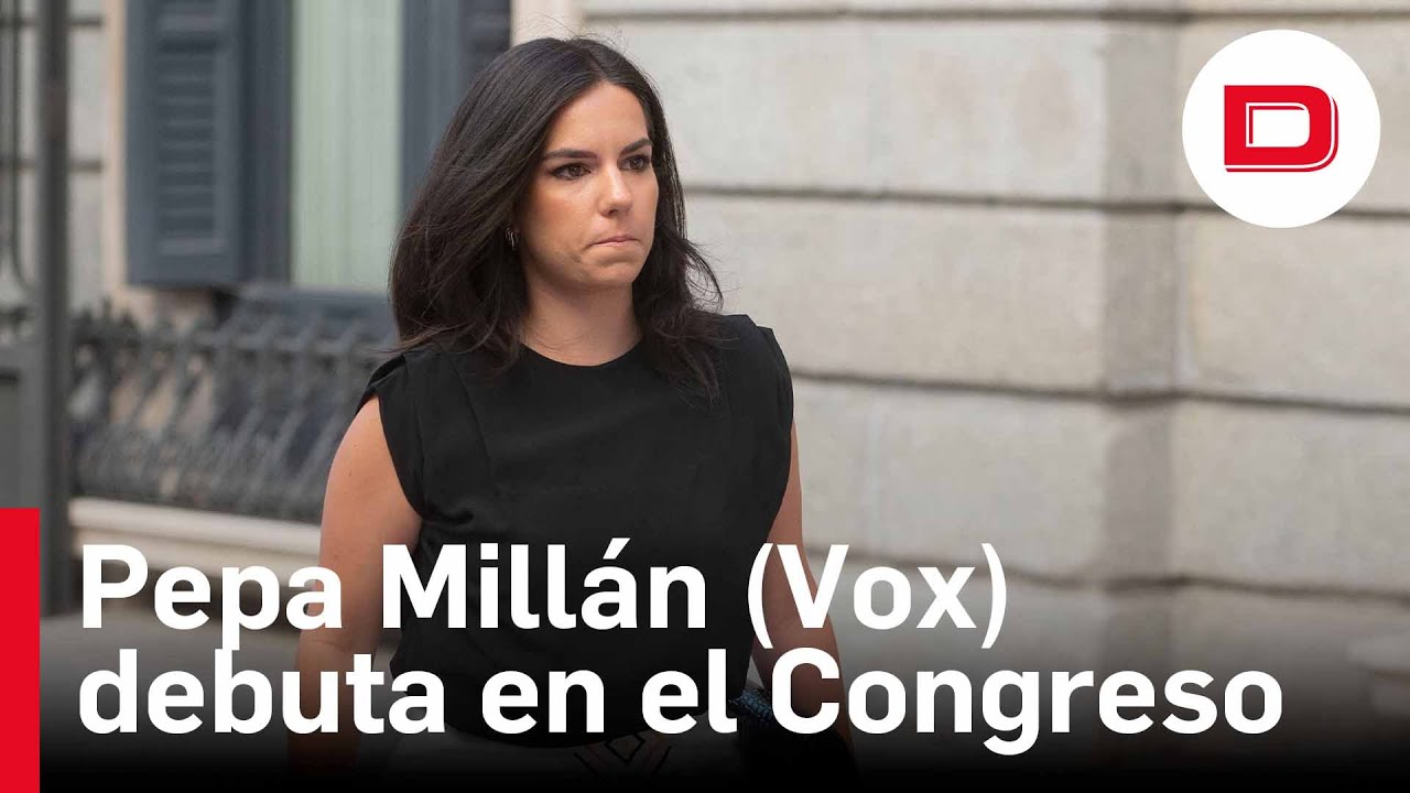 Pepa Millán (Vox) debuta en el Congreso denunciando los juramentos de los diputados más radicales