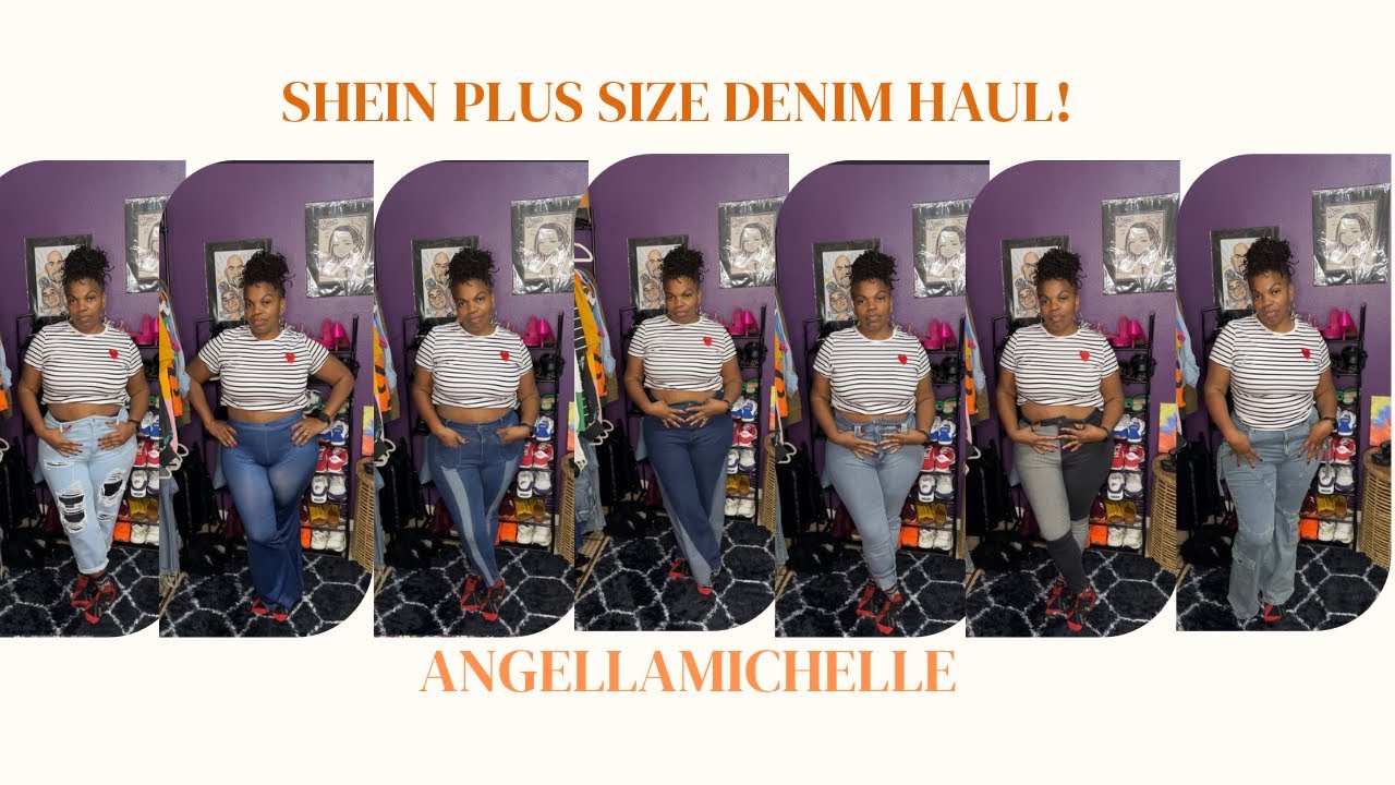 Curvy Denim Diaries~7 Plus-Size Shein Jeans Put to the Test. 👖✨