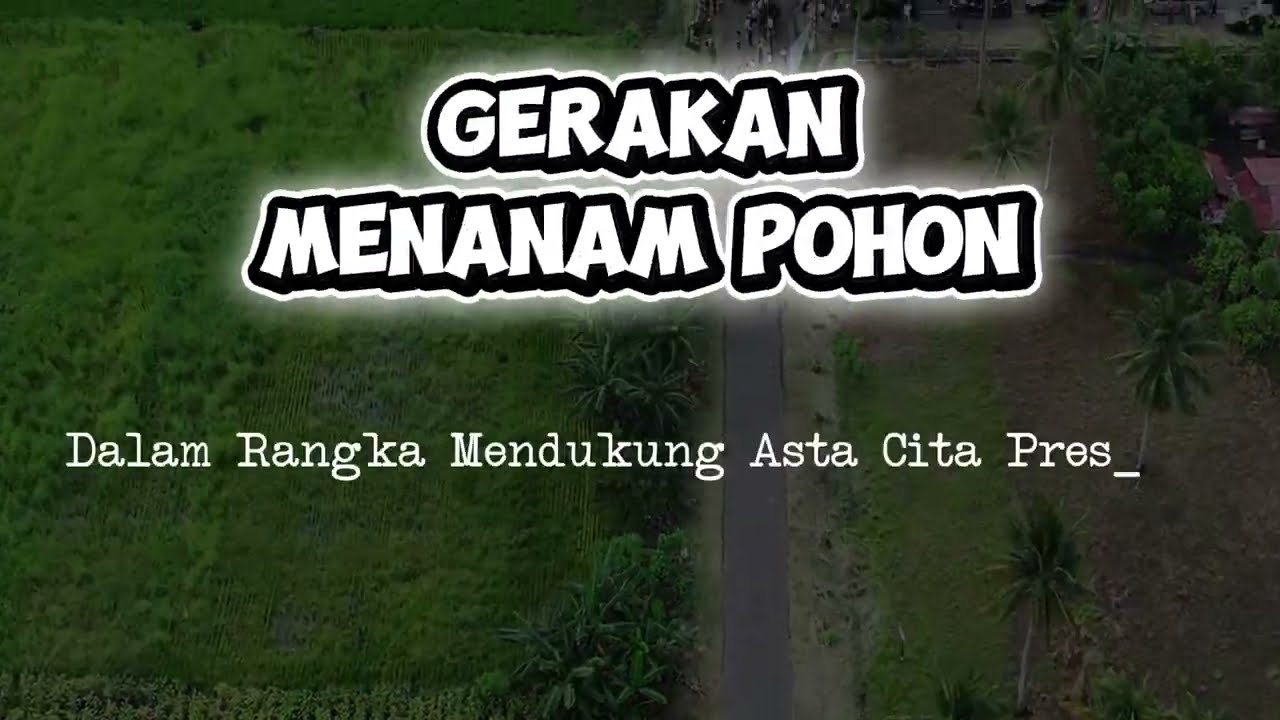 Launching Program Prioritas KN Bolmut & Pemkab Bolmut & Gerakan Menanam Pohon Kejati Sulut