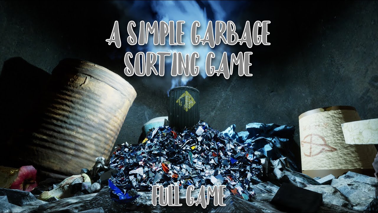 JUST IMAGINATE HOW THIS BALL OF TRASH FIND HIS END[A SIMPLE GARBAGE SORTING GAME] FULL GAME