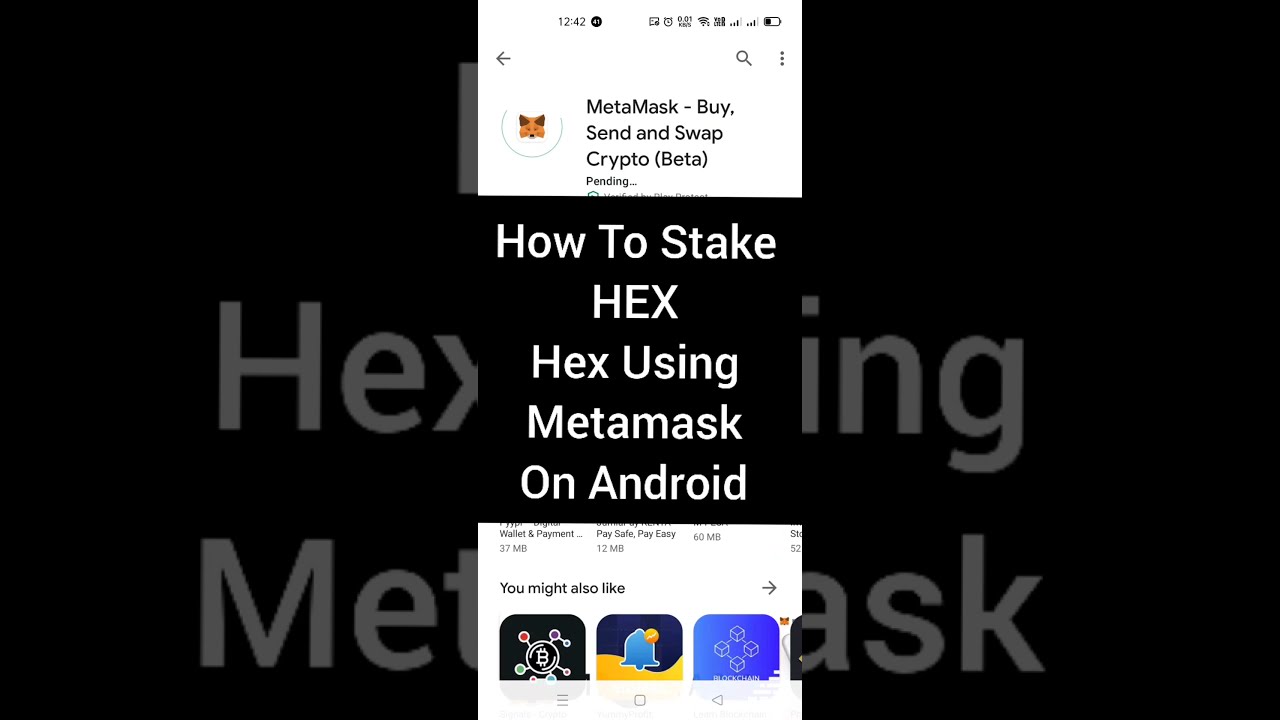 HEX is now 55/= Kenya Shillings | How To Stake It Using MetaMask On Android