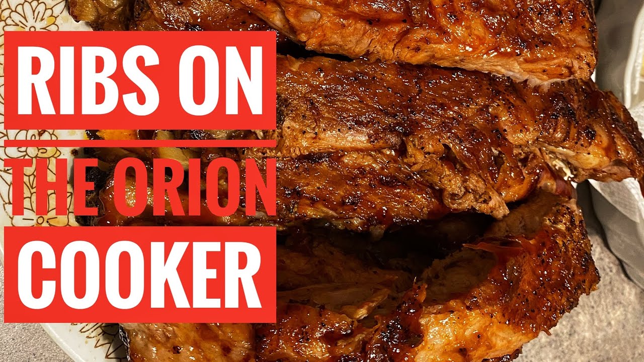 Ribs on the Orion Cooker