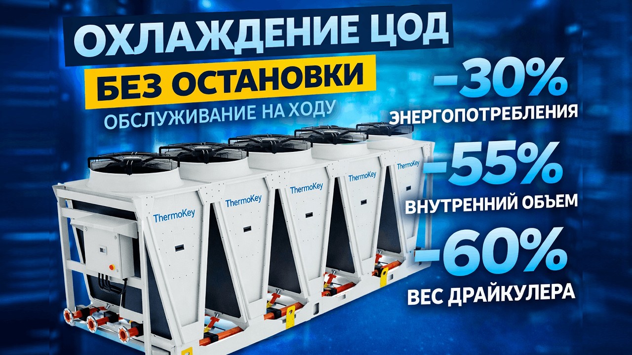 Охлаждение ЦОД без остановки. Обслуживание на ходу.