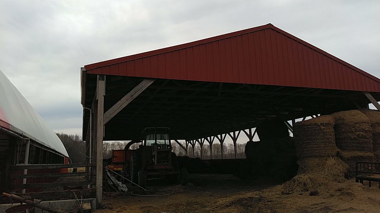 The manure storage building.