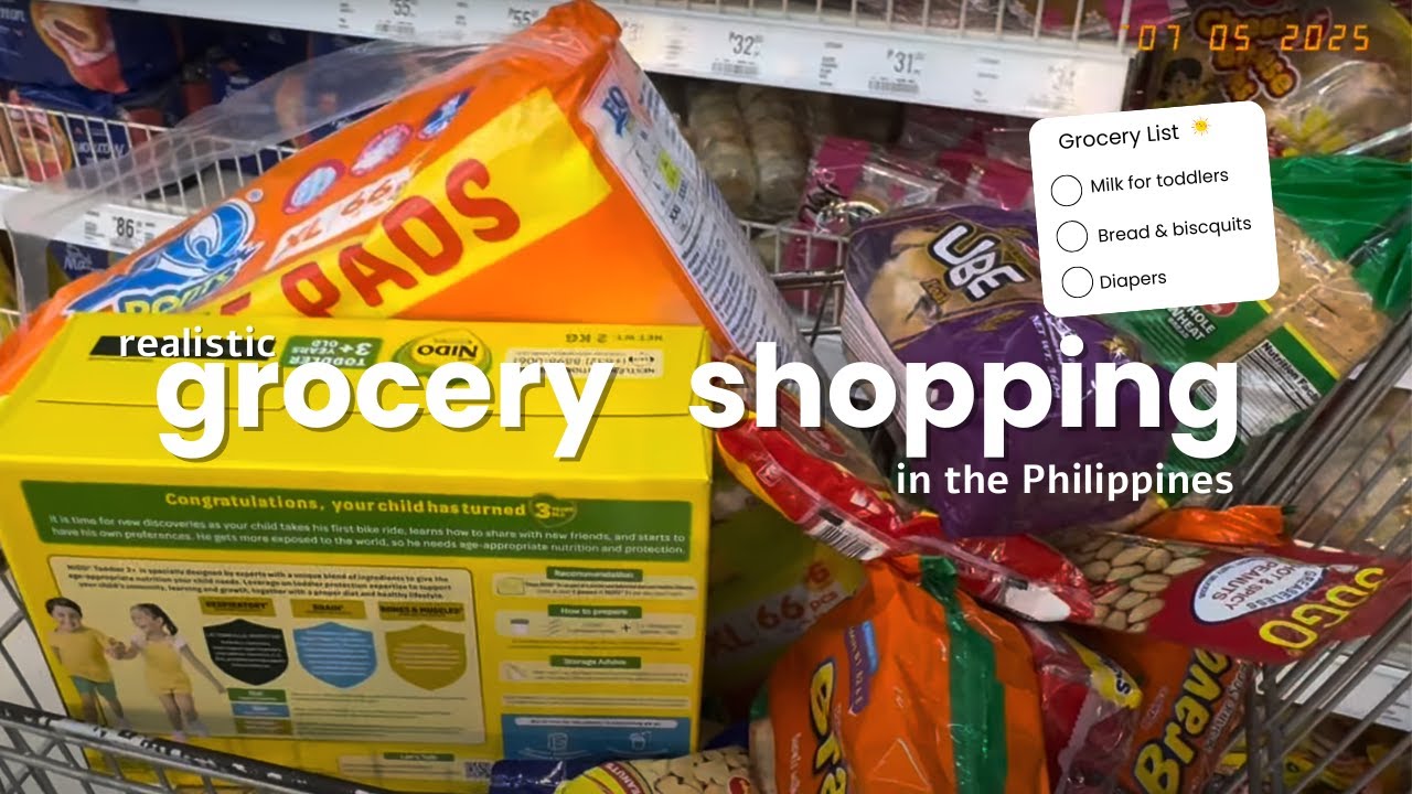 Ep. 1 | Grocery Vlog in the Philippines | Buying monthly essentials, realistic grocery shopping🛍️ 🇵🇭