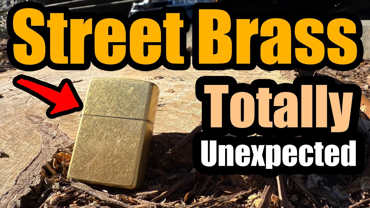New Zippo - Walmart Street Brass (NOT What I was Expecting!) (Zippo 48267)