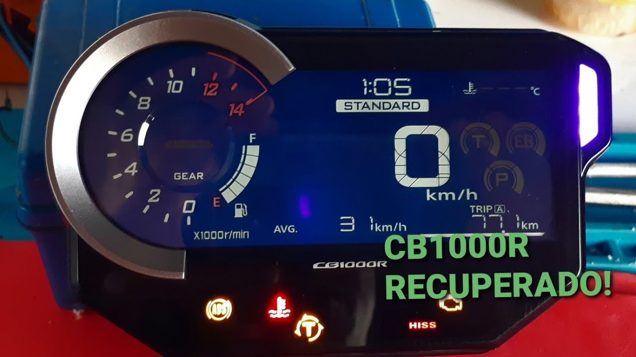 Painel da CB1000R 2021 Conserto!