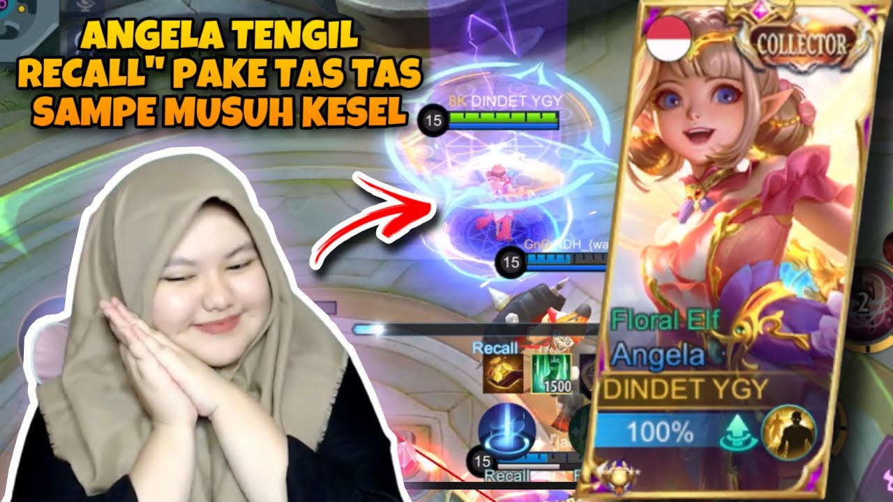 PAKE COLLECTOR ANGELA LANGSUNG TENGIL RECALL TASTAS SAMPE MUSUH KESEL🥵