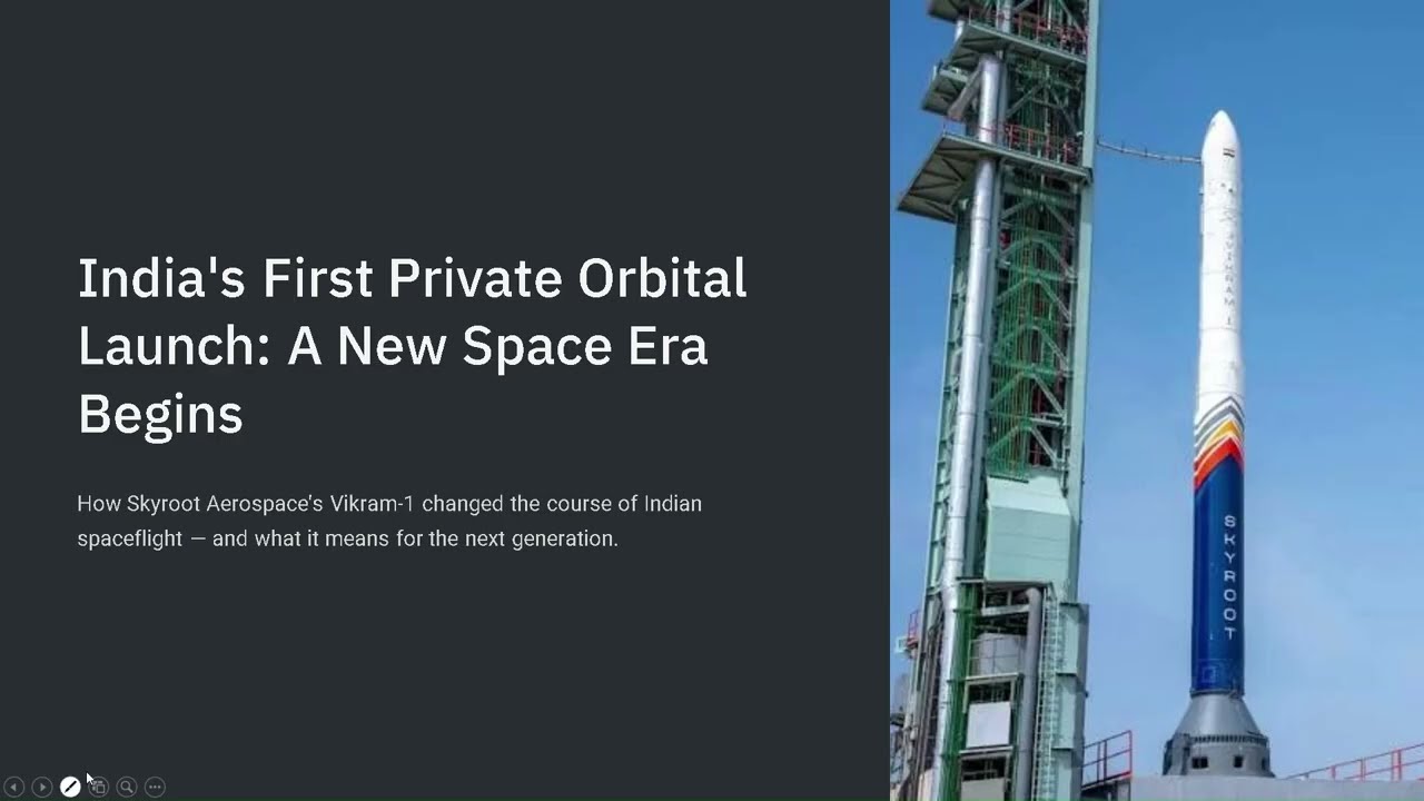India's Private Space Revolution: Skyroot's Vikram-1 Launch