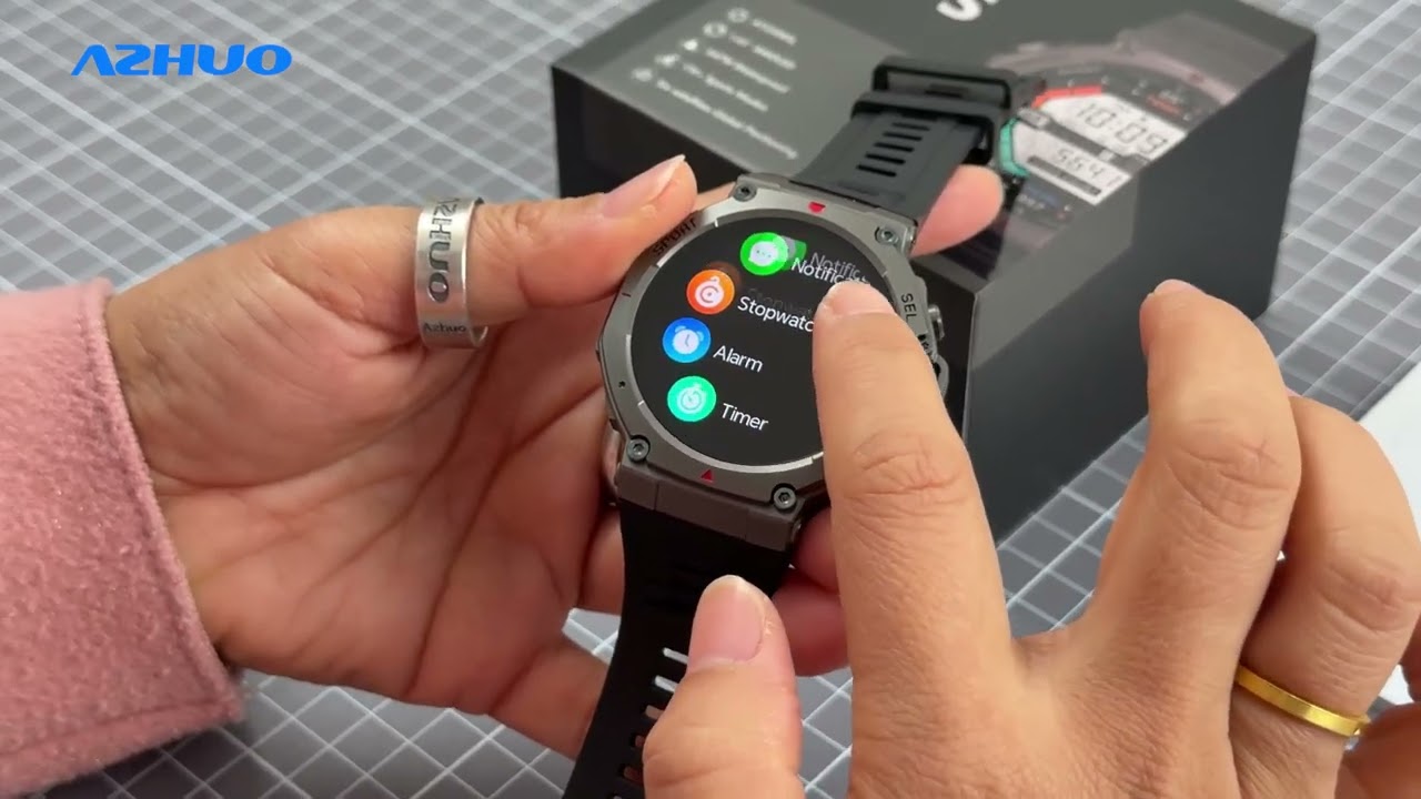 DM58 AMOLED Smart Watch GPS 5ATM Waterproof Smart Watch 170+ Sports Modes for Men and Women