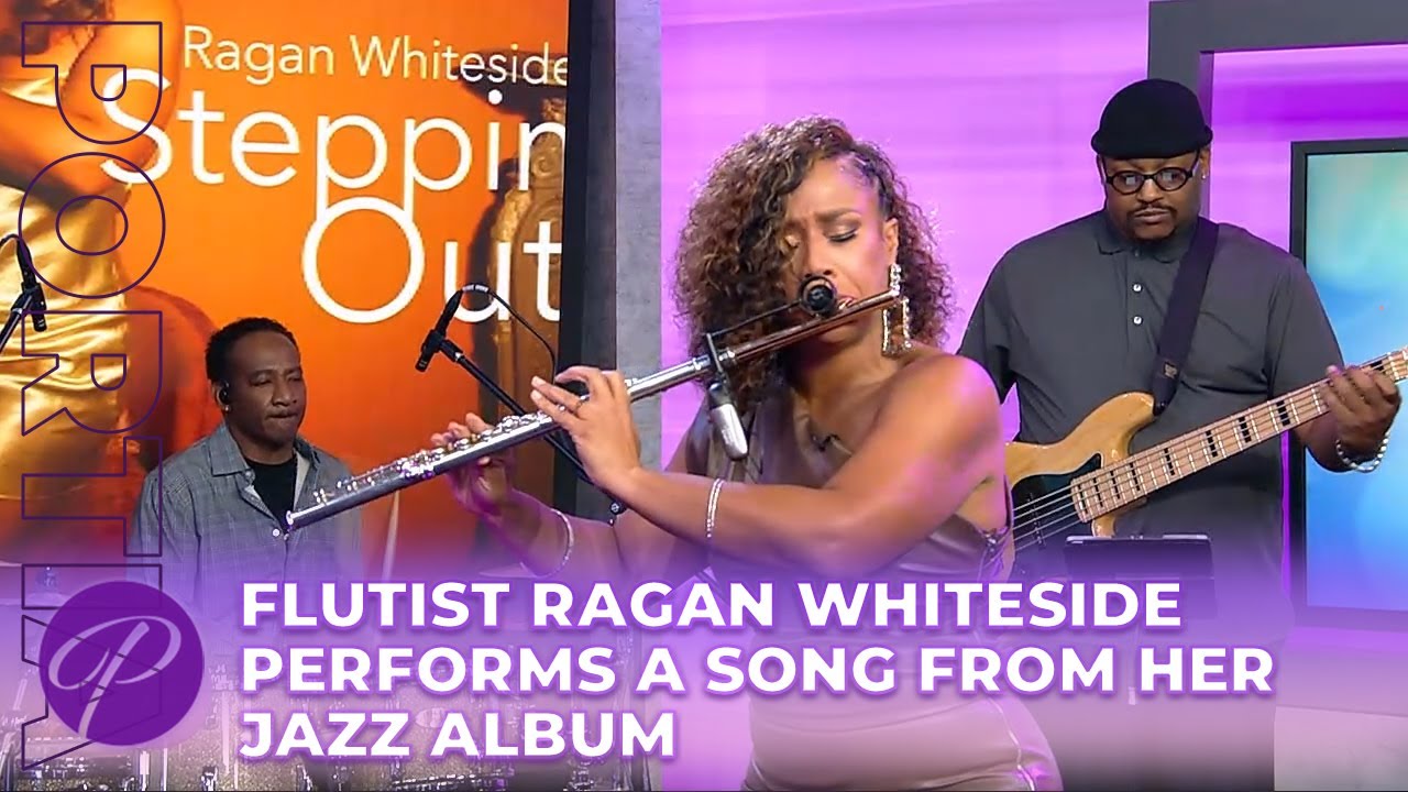 Flutist Ragan Whiteside Performs A Song With Her Jazz Band