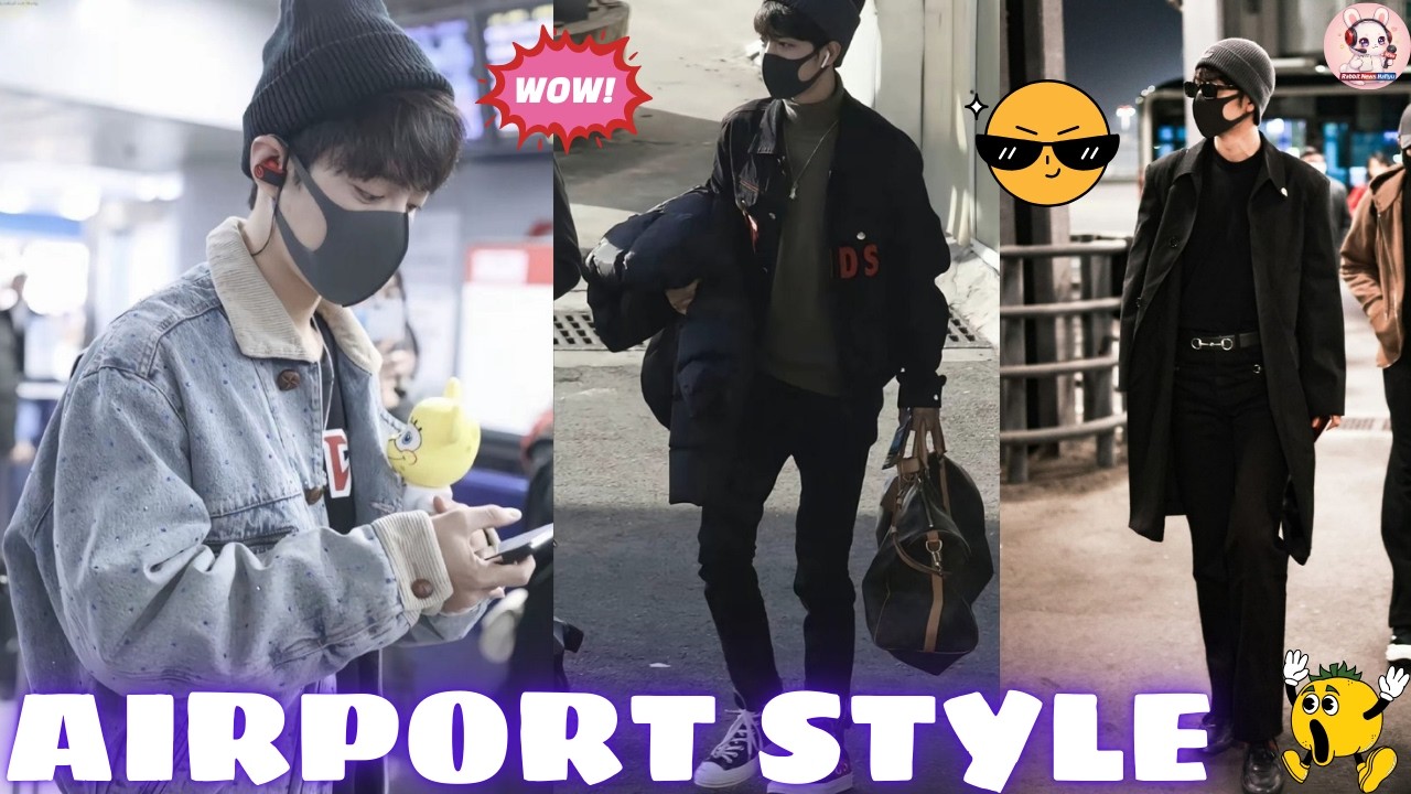 Xiao Zhan Appears in Simple All-Black Airport Look After SMG Acting Award