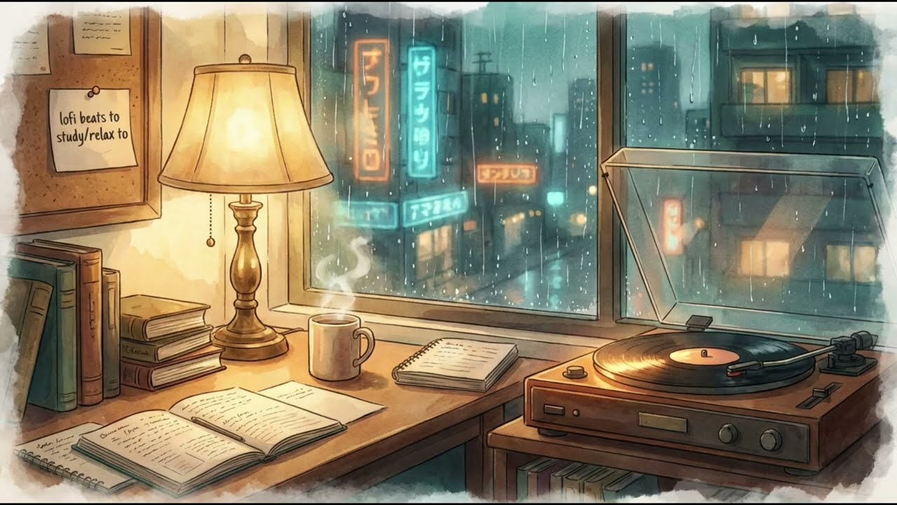 Midnight Lofi Study Music – Deep Focus Playlist