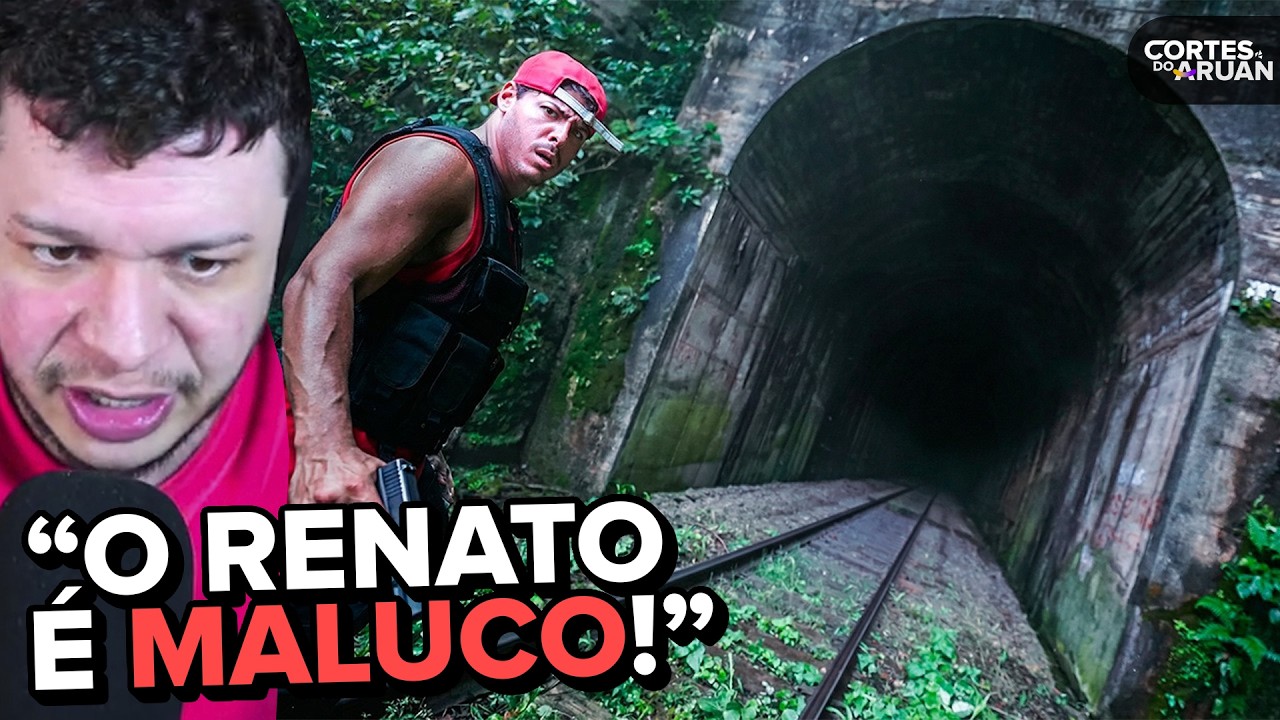 RENATO GARCIA ATRAVESSOU A PONTE DO TREM PARA PROCURAR A LENDA DO T&Uacute;NEL! - Cortes do Aruan